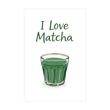 1737 - Quadro Matcha Lover Minimalista Verde
