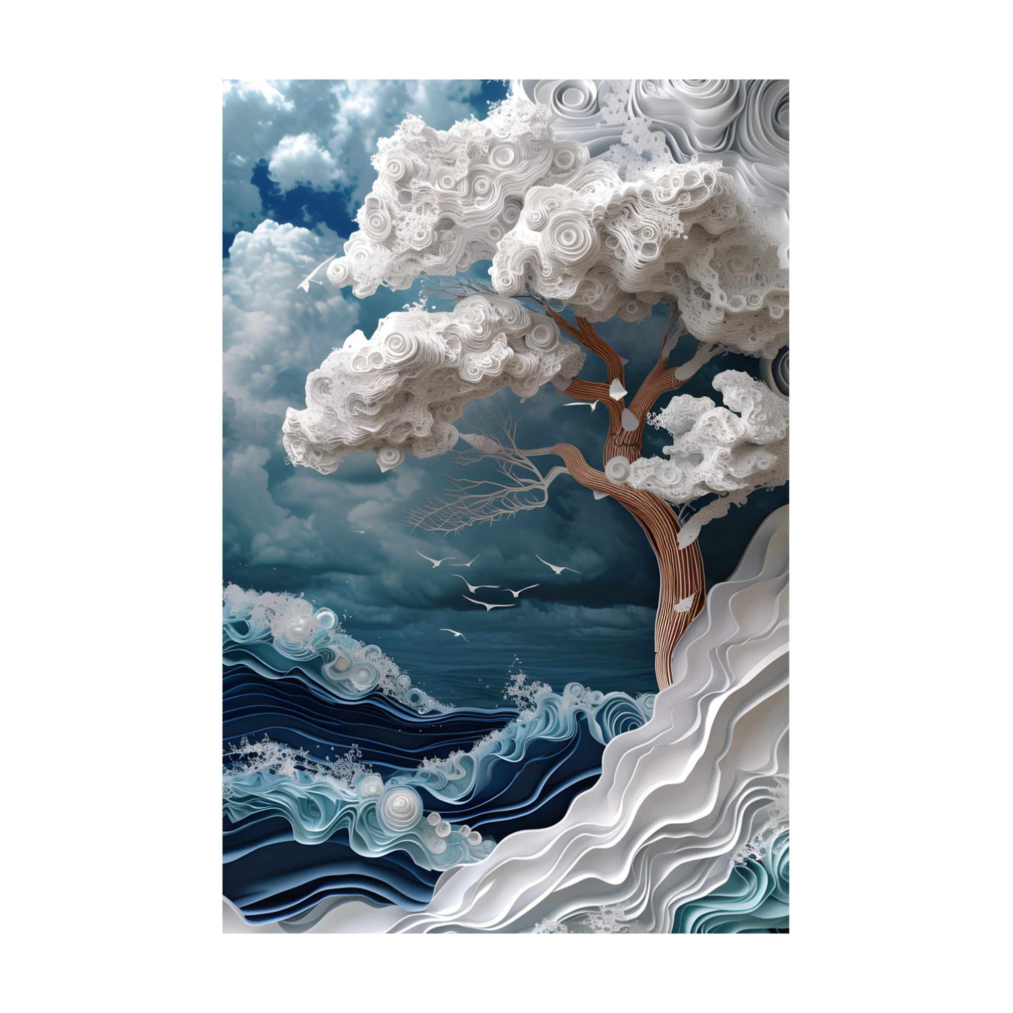 0178 - Quadro Mar 3D 1