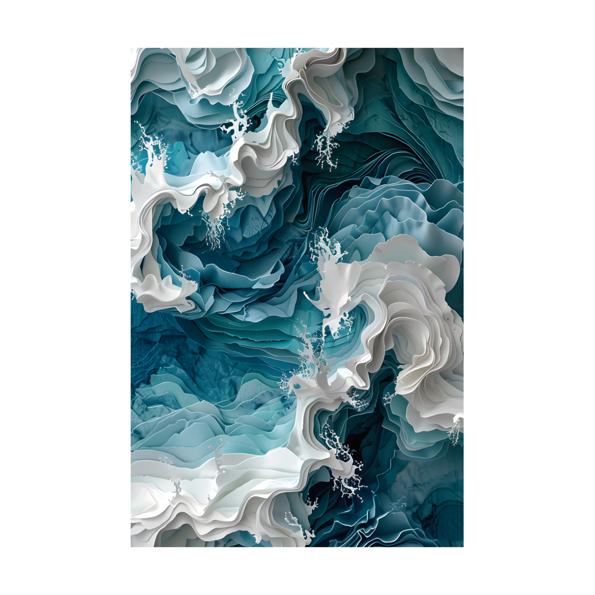 0179 - Quadro Mar 3D 2
