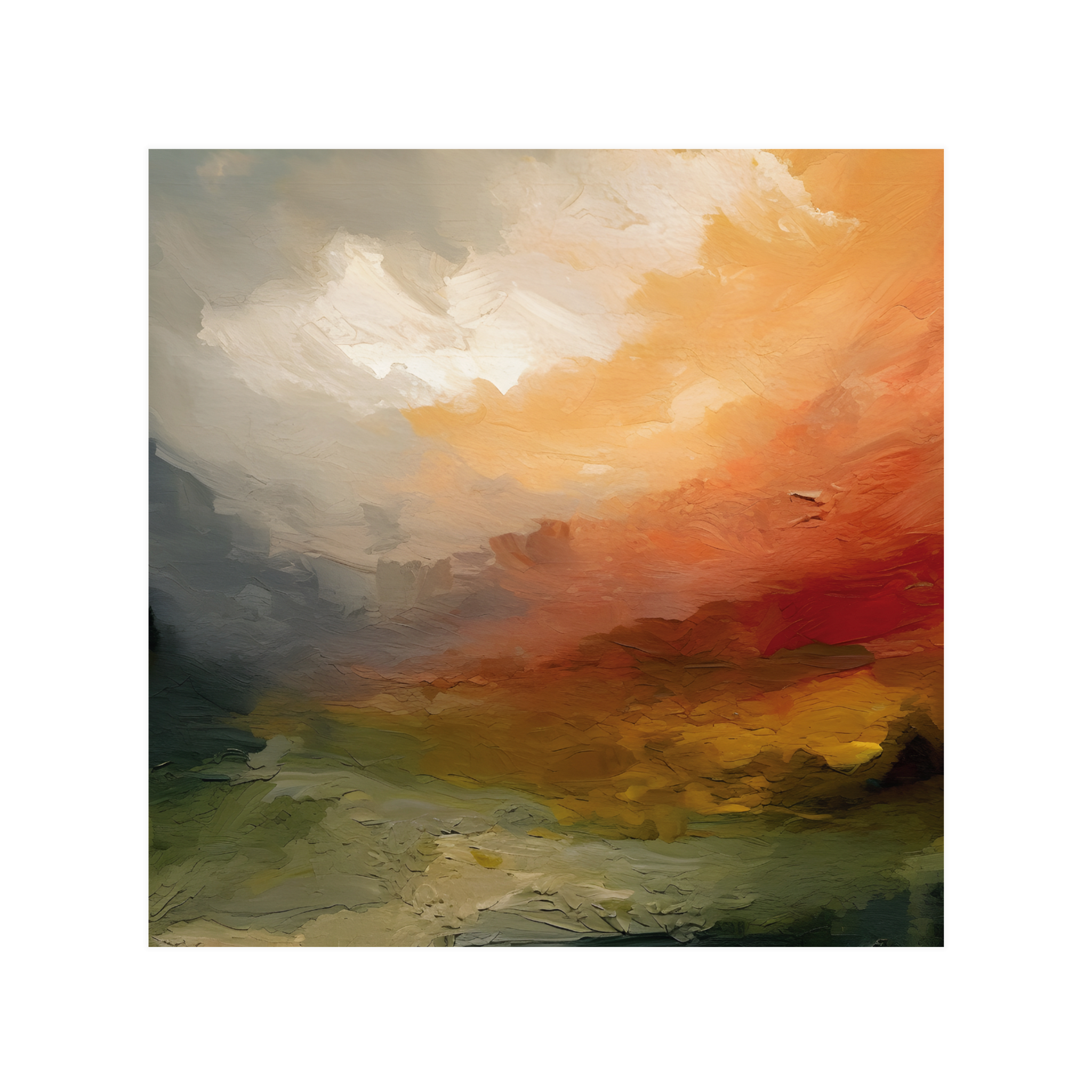0182 - Quadro Paisagem Abstrata 4