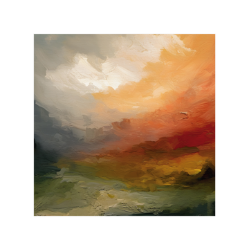 0182 - Quadro Paisagem Abstrata 4