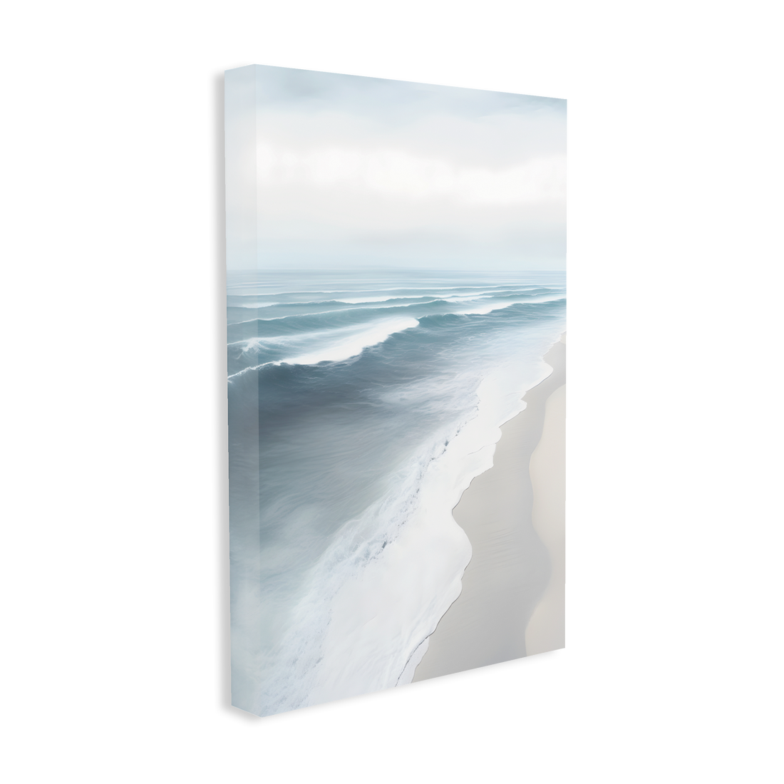 0195 - Quadro Aerial Beach Painting