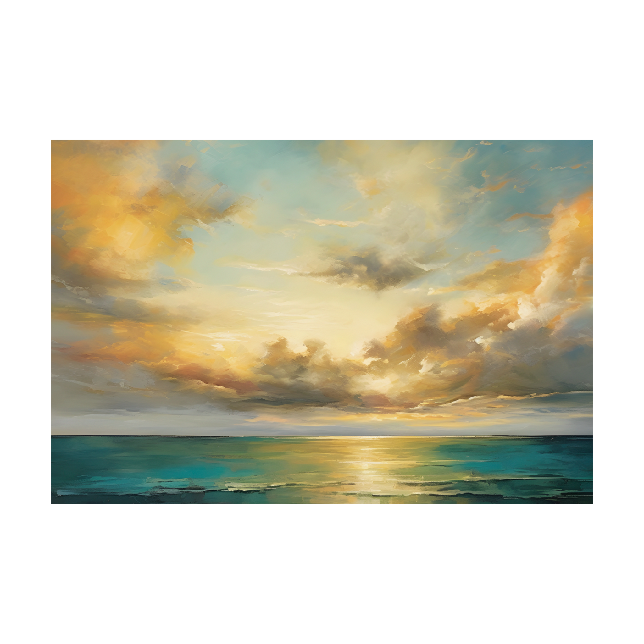 0197 - Quadro Pintura Sunset