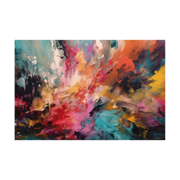 0221 - Quadro Colorful Splash
