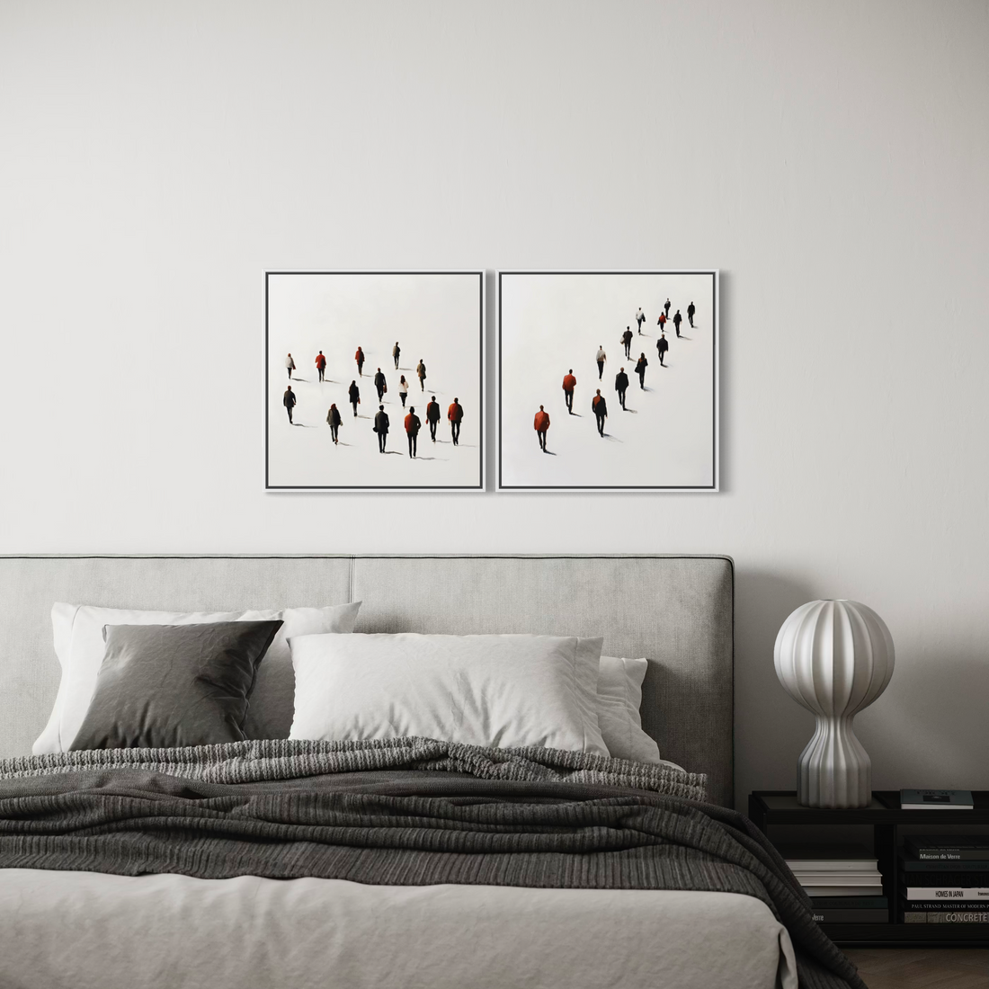 2264 - Dupla de Quadros Caminhos Coletivos