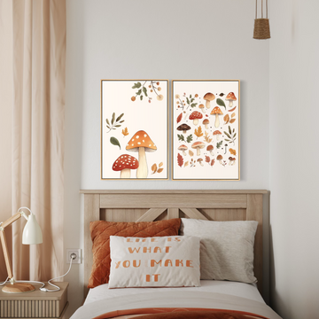 2283 - Quadro Infantil Floresta de Cogumelos