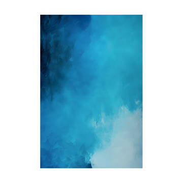 0242 - Quadro Esfumaçado Azul
