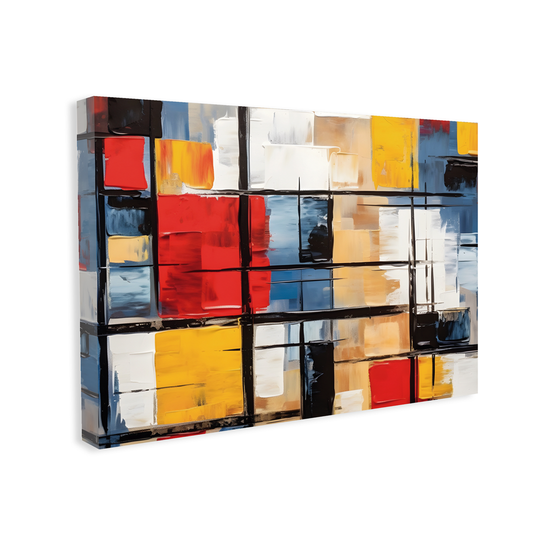 0253 - Quadro Mondrian Style