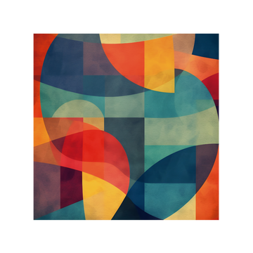0254 - Quadro Color Shapes