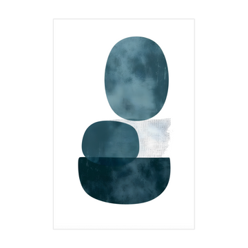 0262 - Quadro Organico Azul Petróleo 1