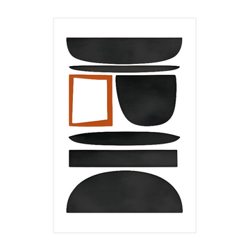 0289 - Quadro Abstrato Torre Geométrica 2