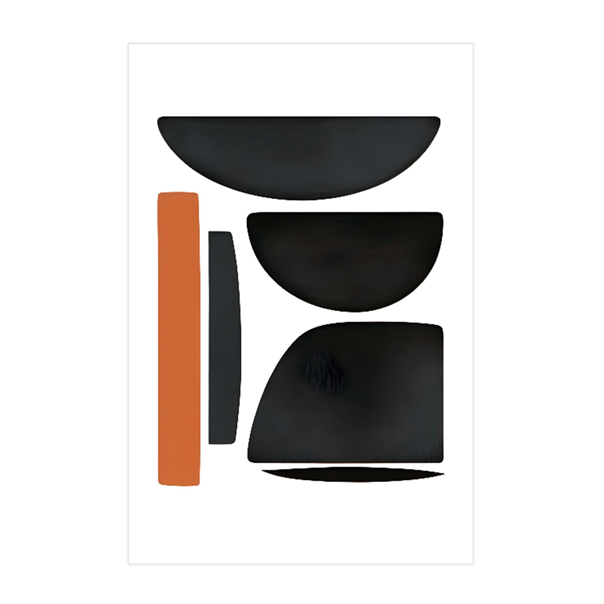 0290 - Quadro Abstrato Torre Geométrica 3