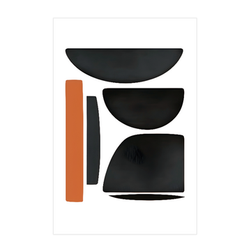 0290 - Quadro Abstrato Torre Geométrica 3