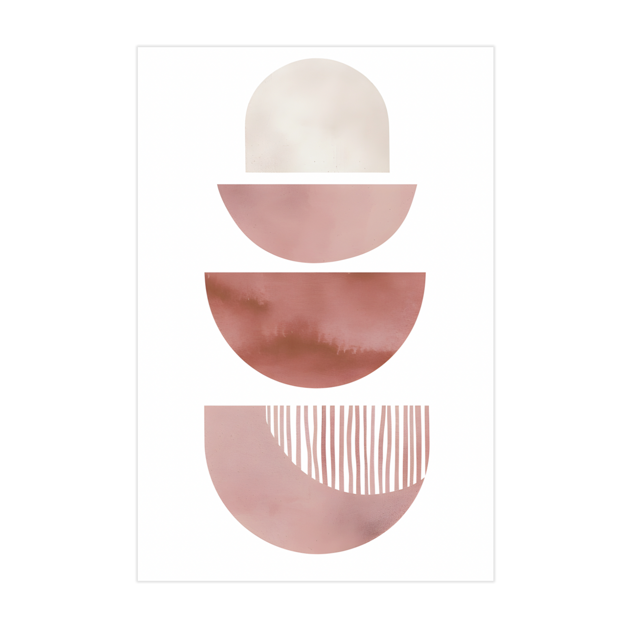 0295 - Quadro Formas em Rosa