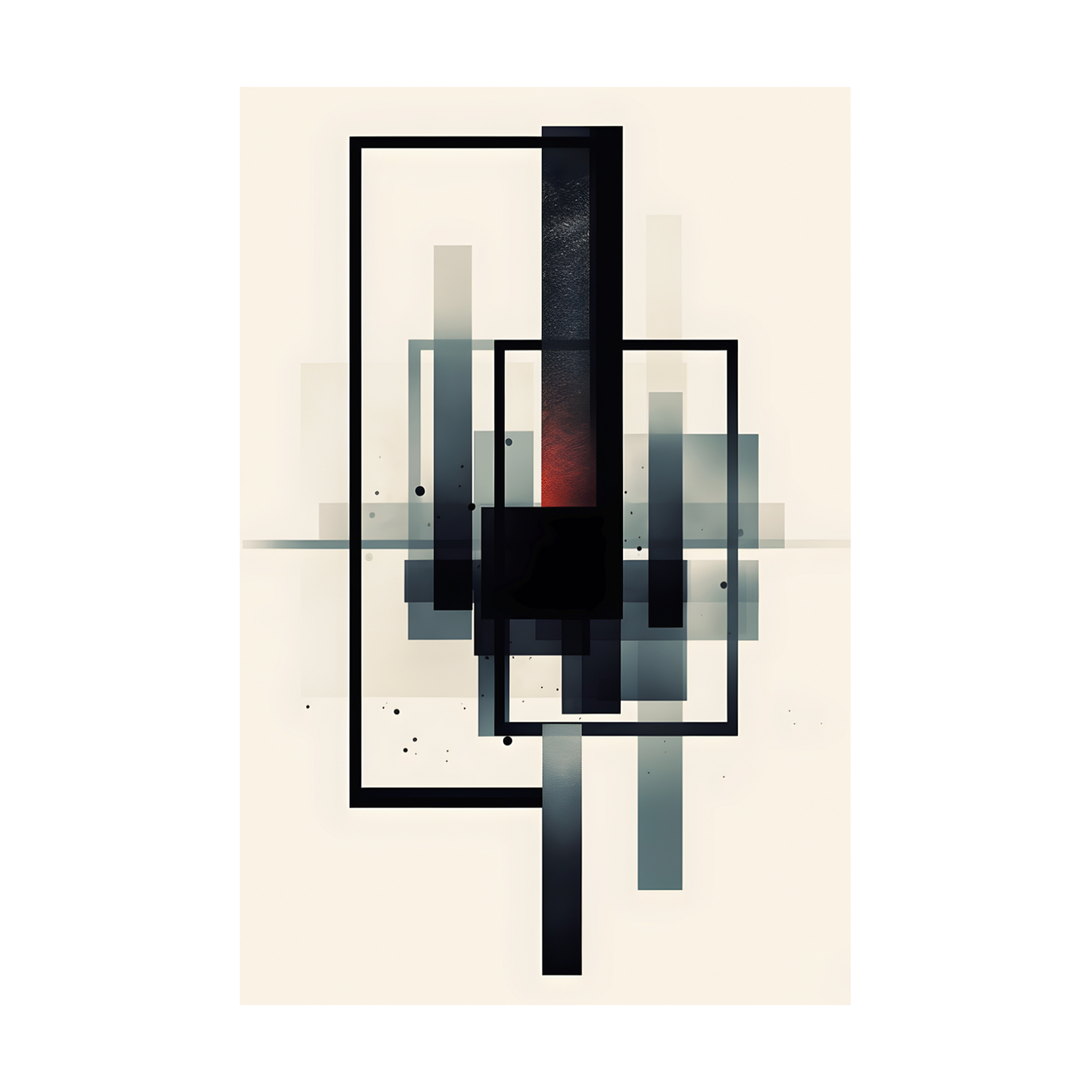 0305 - Quadro Gráfico Abstrato