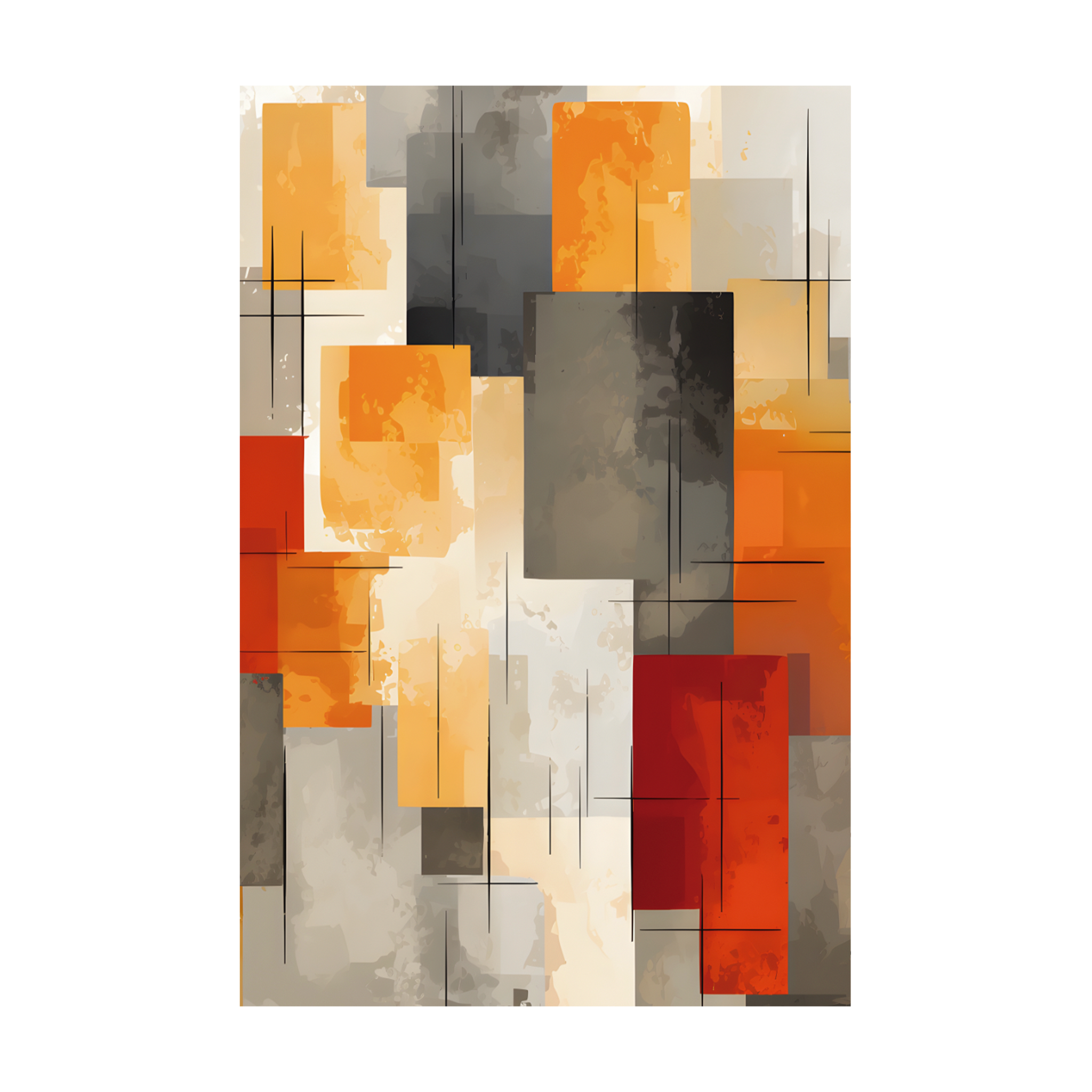 0312 - Quadro Retângulos 2