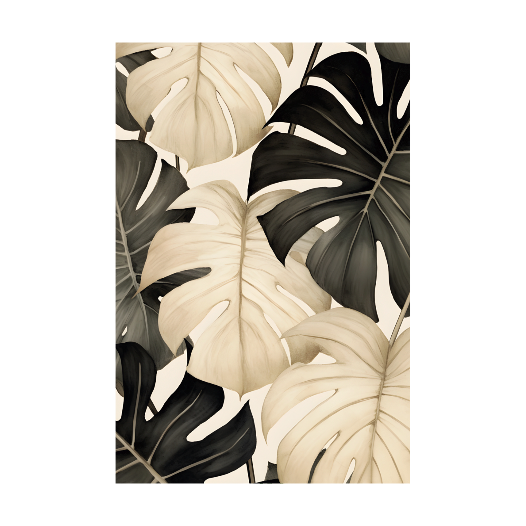 0319 - Quadro Monsteras 1
