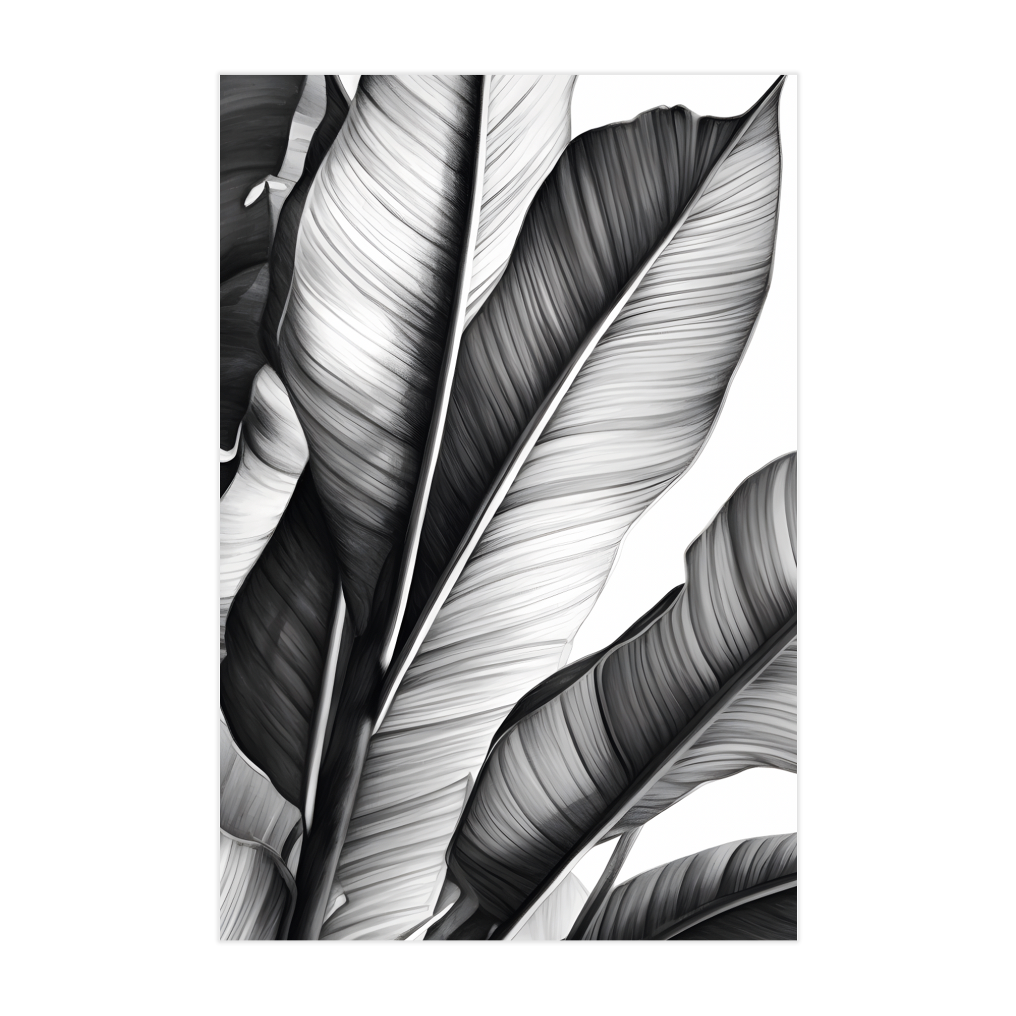 0326 - Quadro Folhas PB
