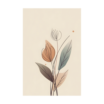 0341 - Quadro Flor Suave