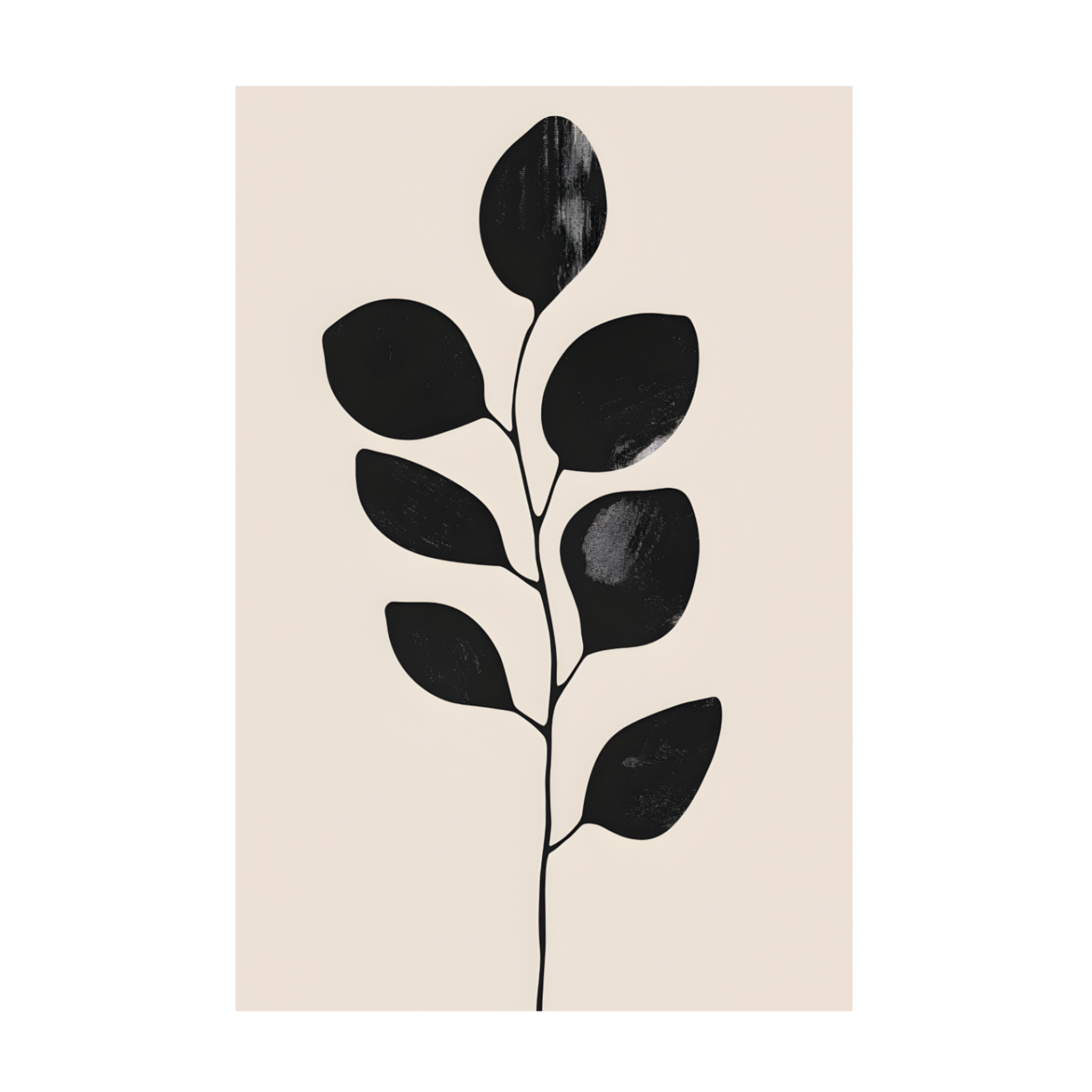 0353 - Quadro Planta Minimalista