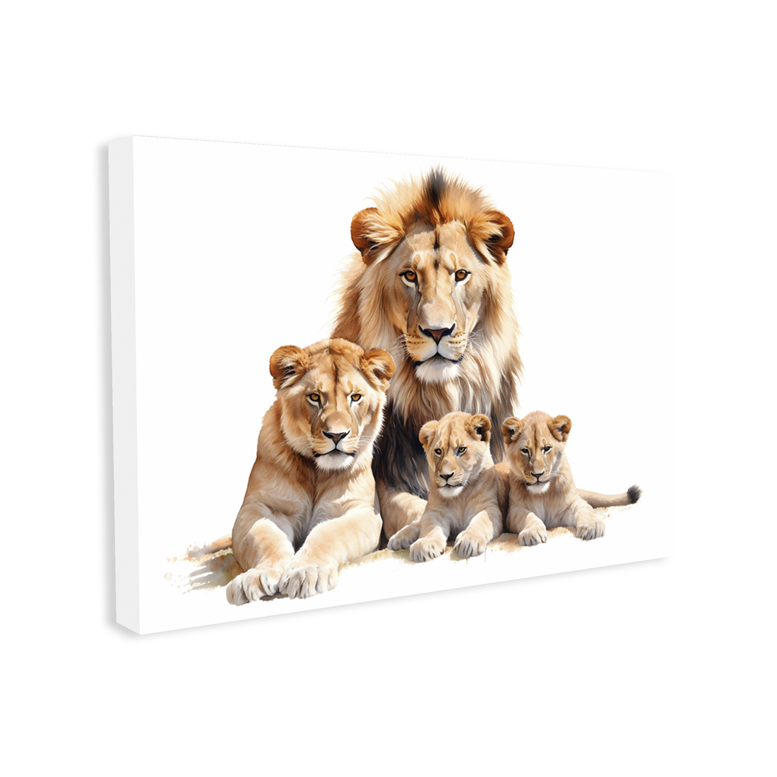 0356 - Quadro Familia de Leões 1