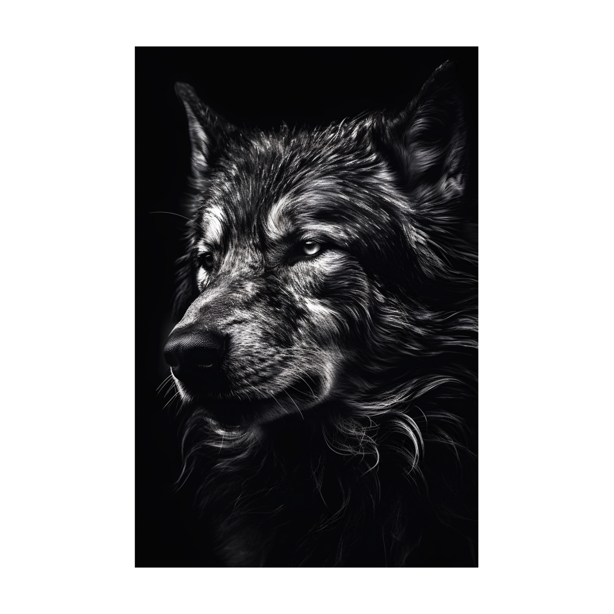 0366 - Quadro Dark Wolf