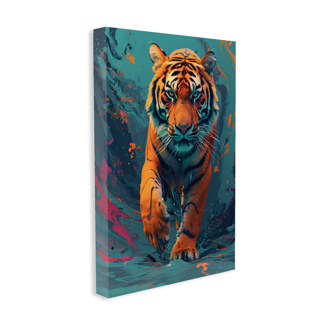 0369 - Quadro Artistico Tigre 1