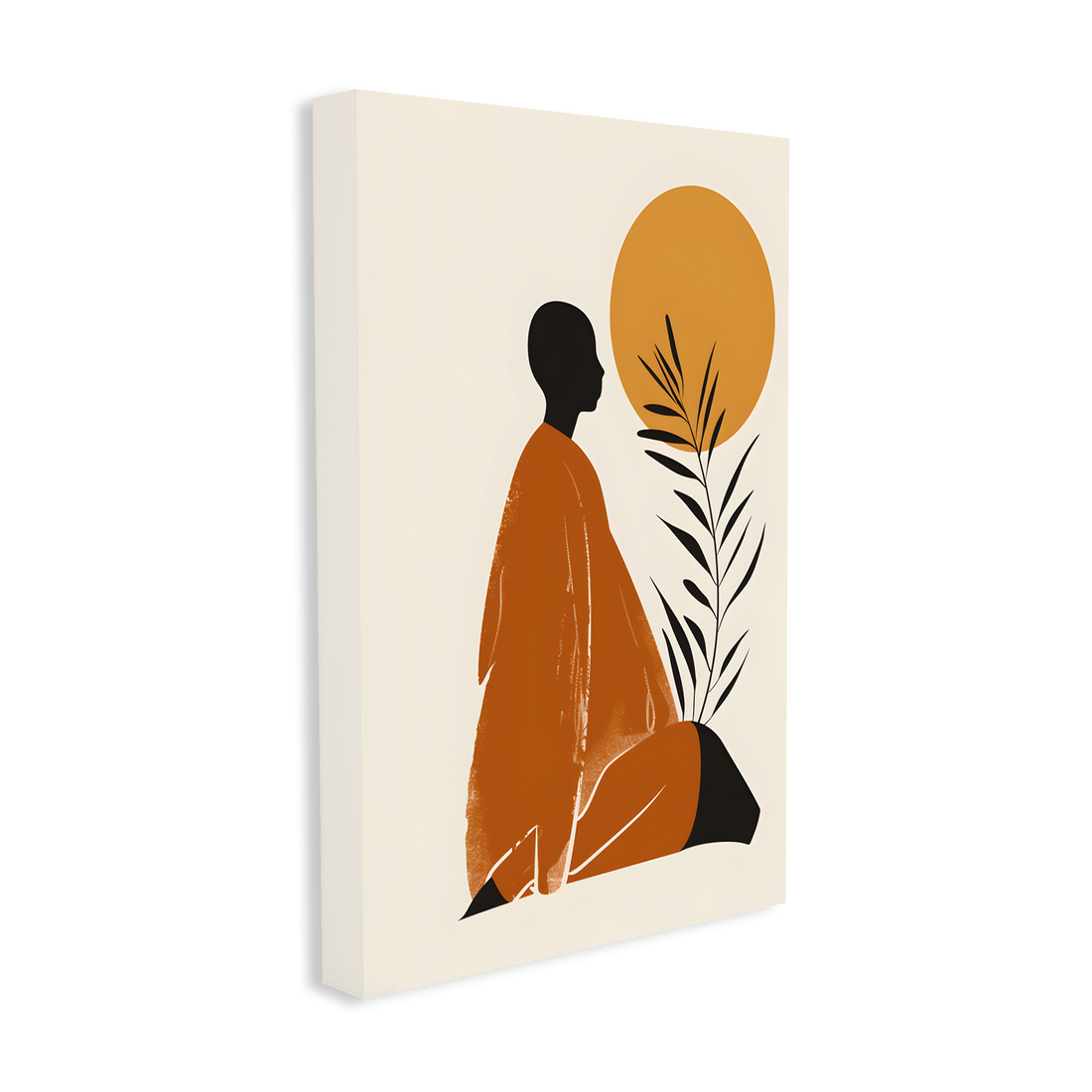0387 - Quadro Abstract Yoga