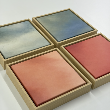 4007 - Composição de 4 Quadros Aquarelada