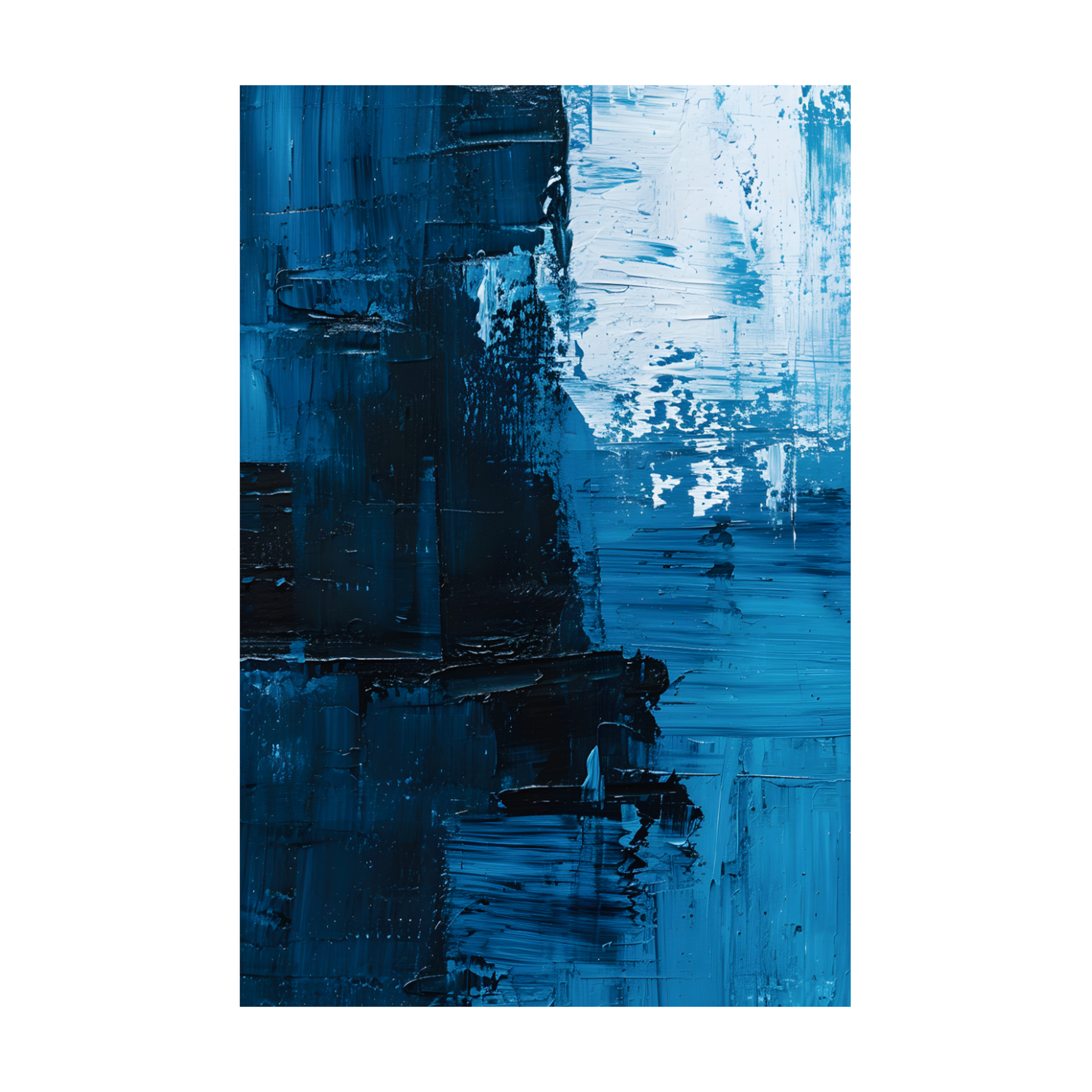 0042 - Quadro Blue wall texture