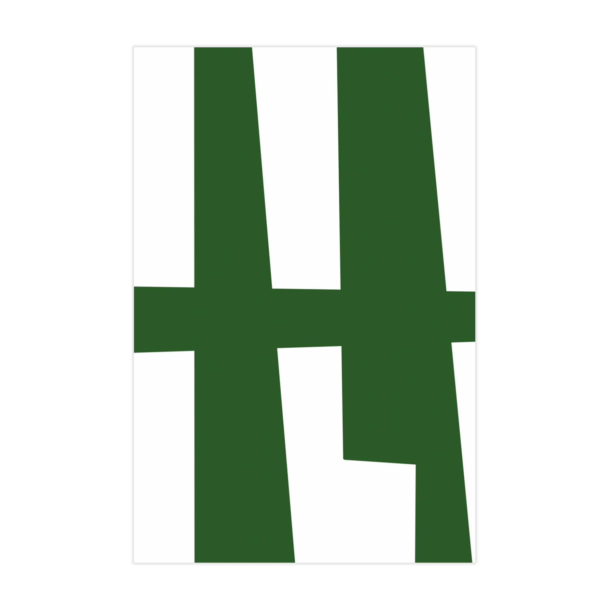 0442 - Quadro Formas Verdes 3