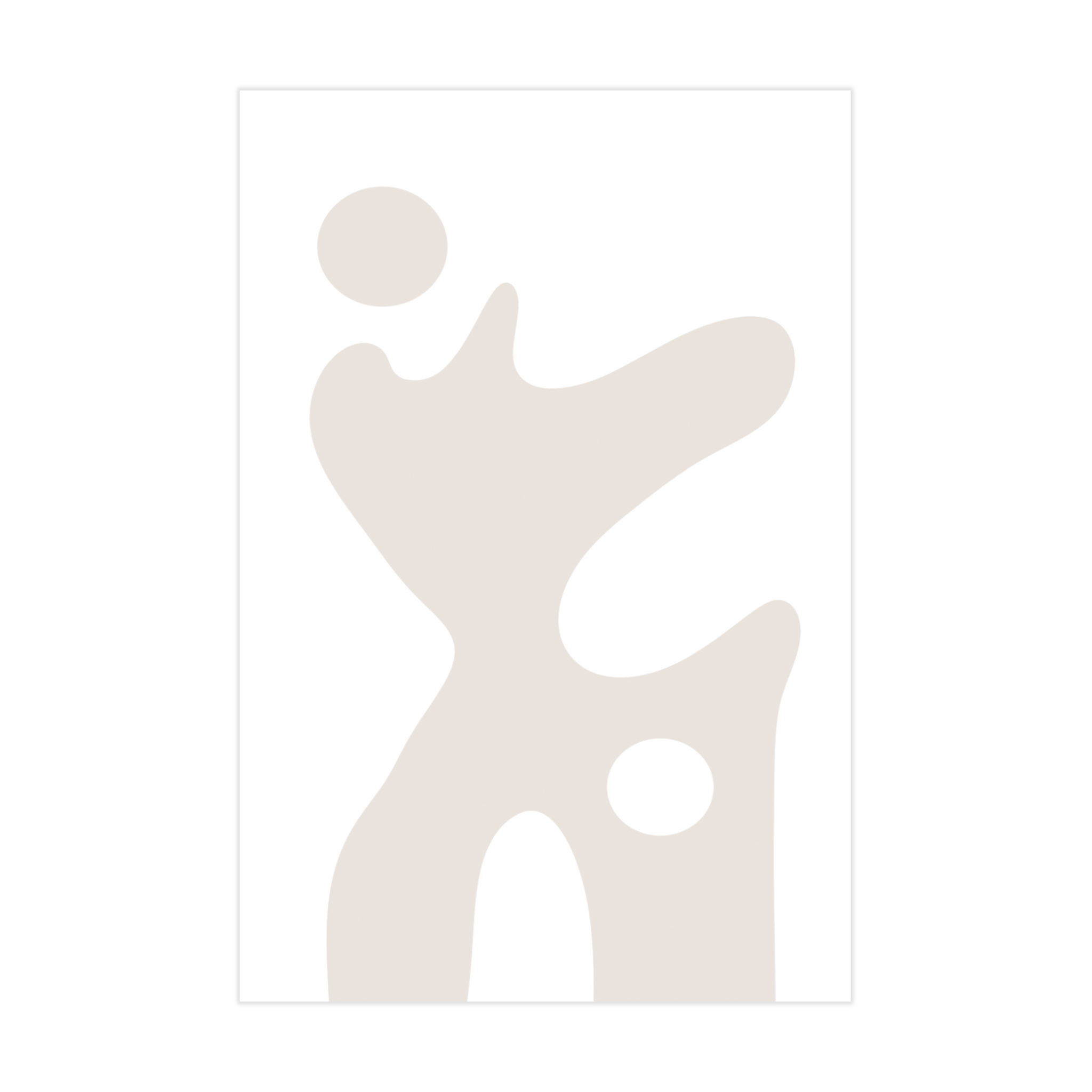 0444 - Quadro Formas Suaves 1