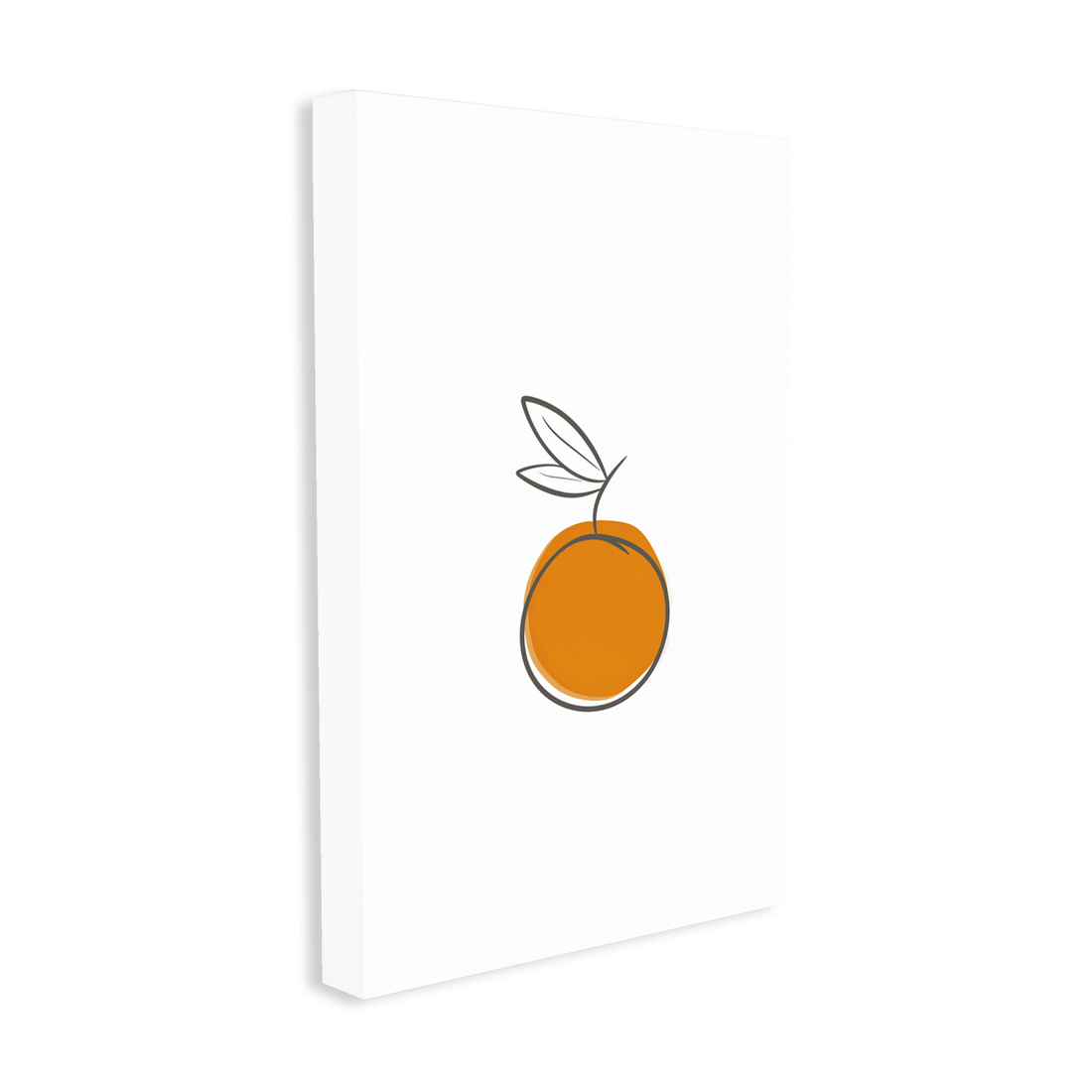 0452 - Quadro Eclipse de Laranja
