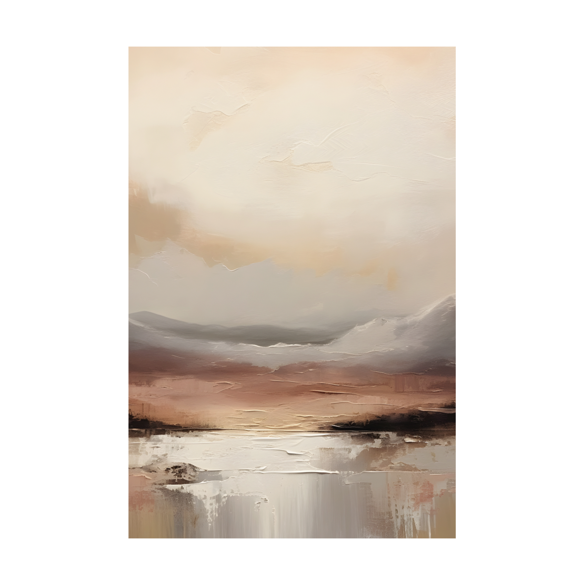 0046 - Quadro Textured Mountains 1