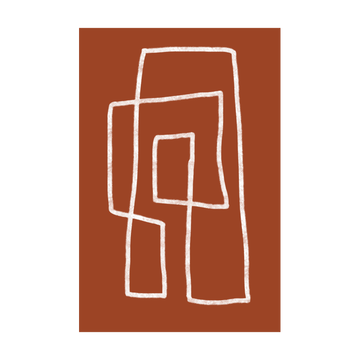 0478 - Quadro Terracota Geo 2
