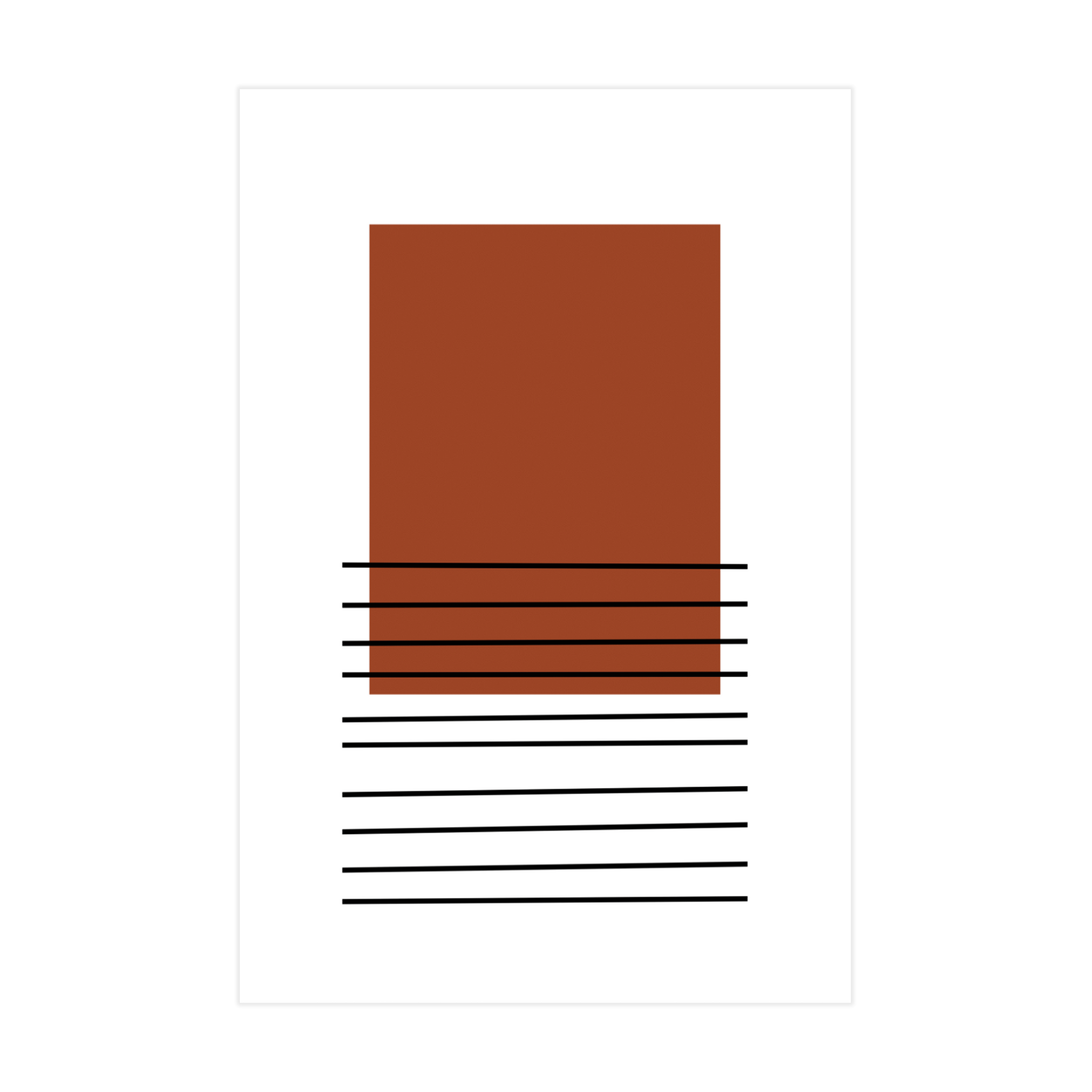 0482 - Quadro Terracota Geo 6