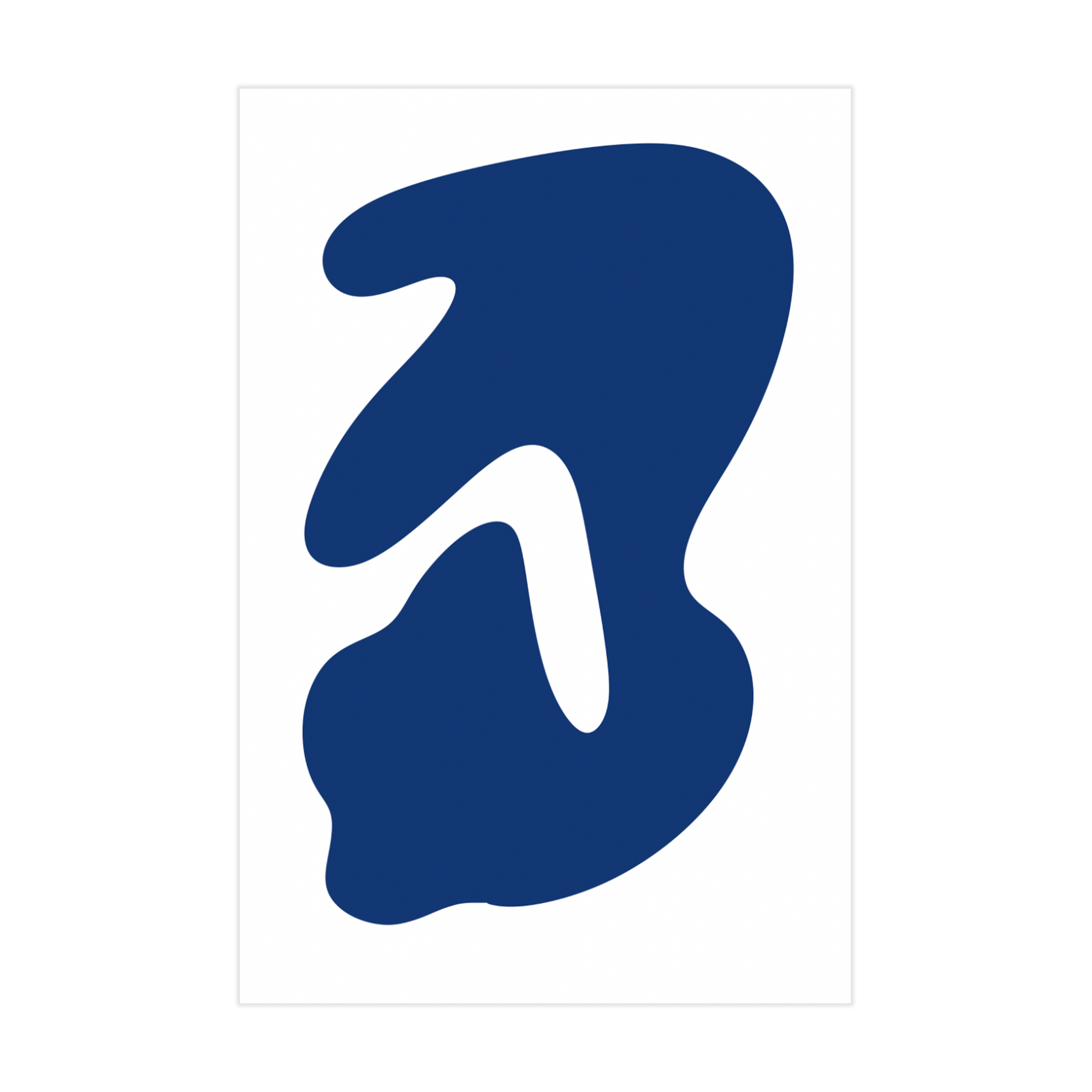 0540 - Quadro Geo Forms Blue 7
