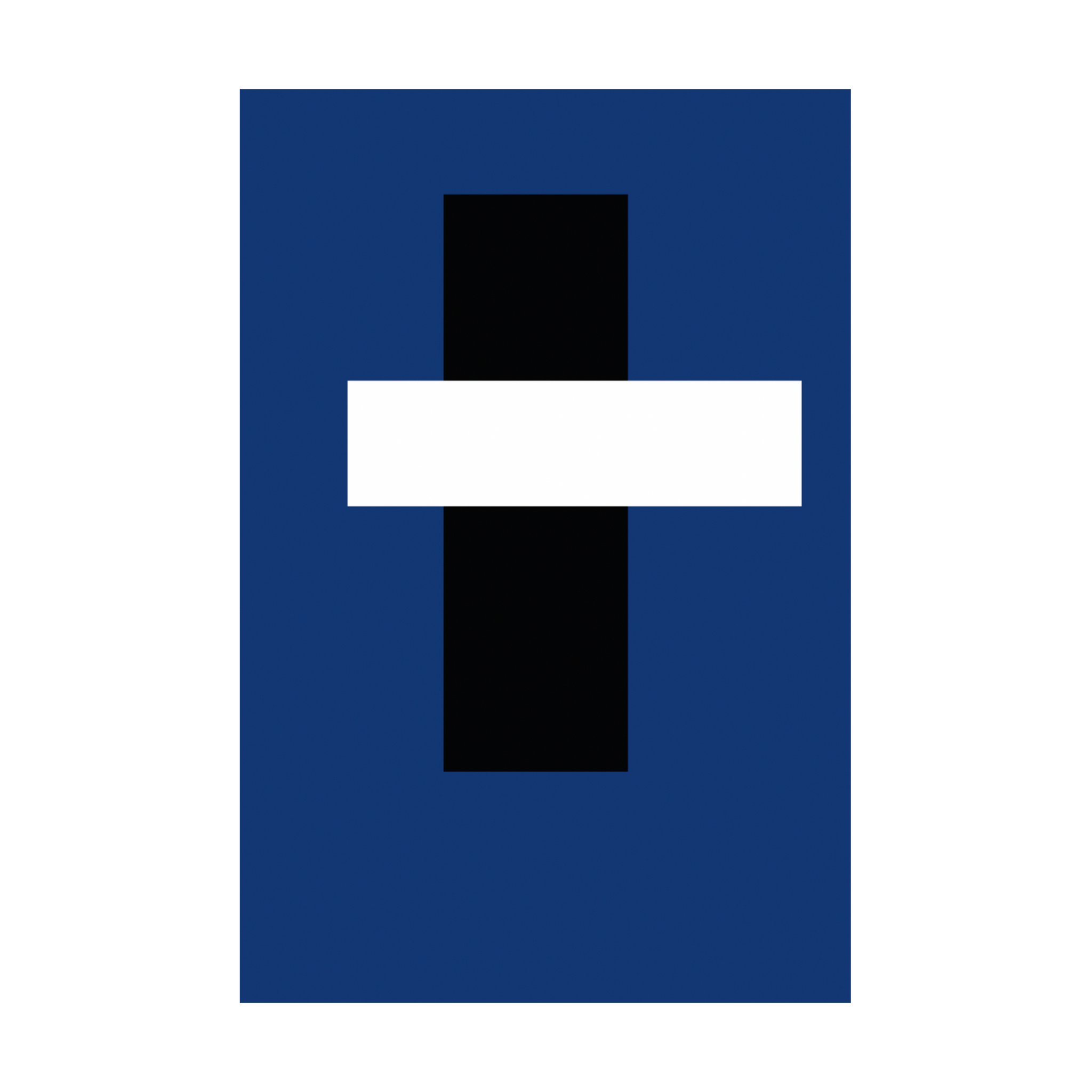 0542 - Quadro Geo Forms Blue 9