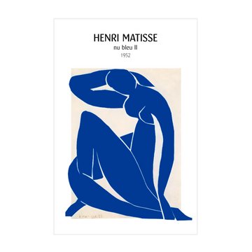 0544 - Quadro Matisse Nu Bleu II