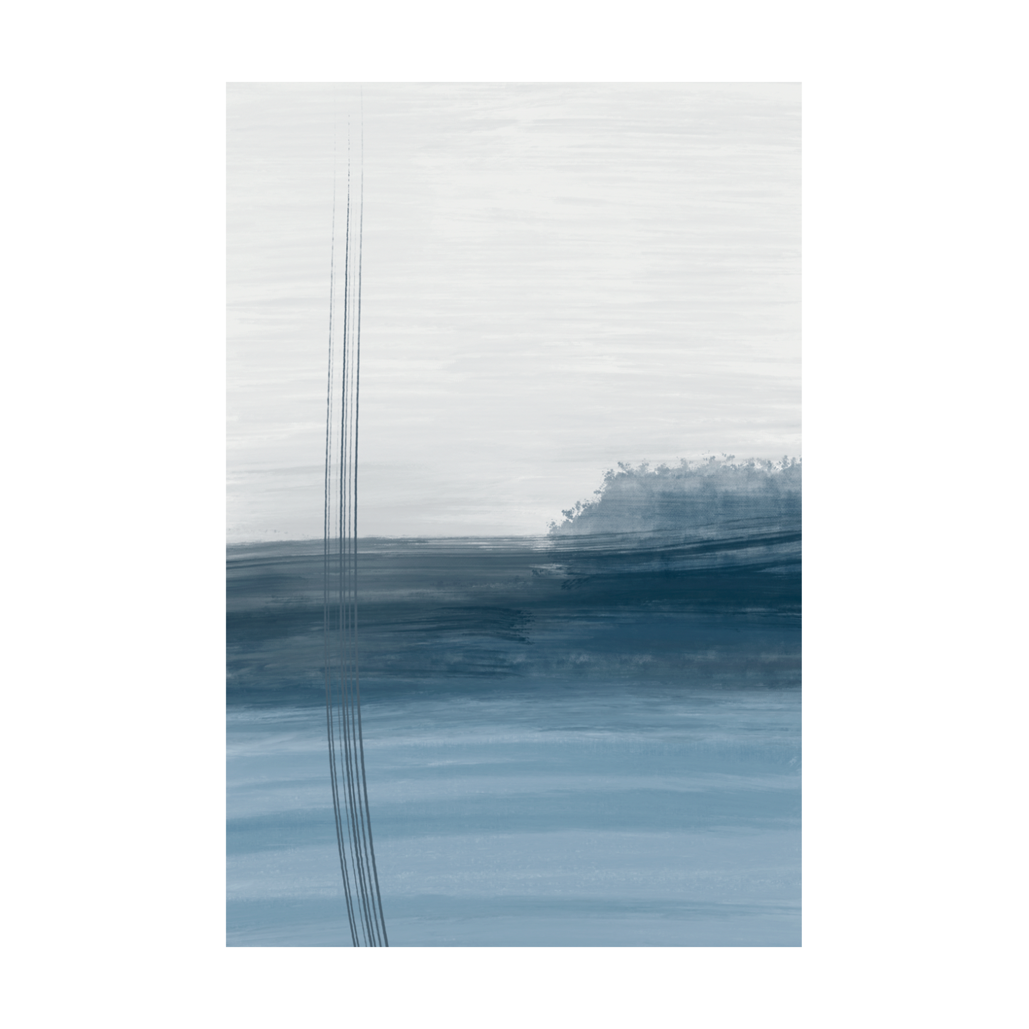 0556 - Quadro Mar Agitado