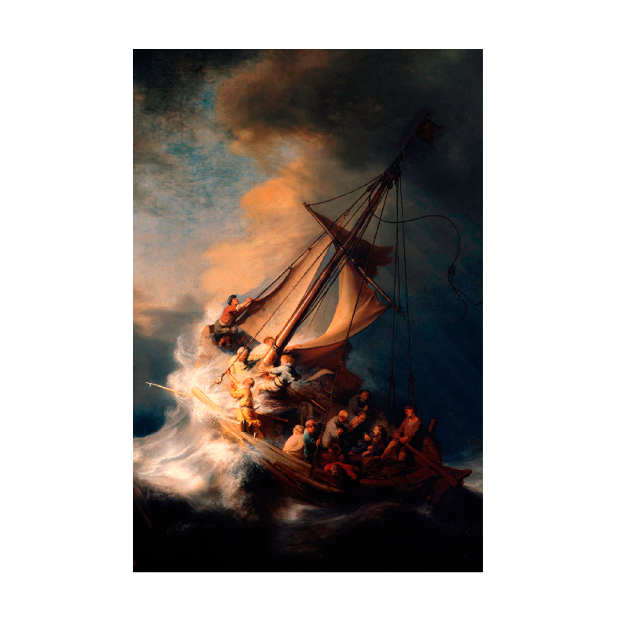0567 - Quadro A Tempestade no Mar da Galileia - Rembrandt