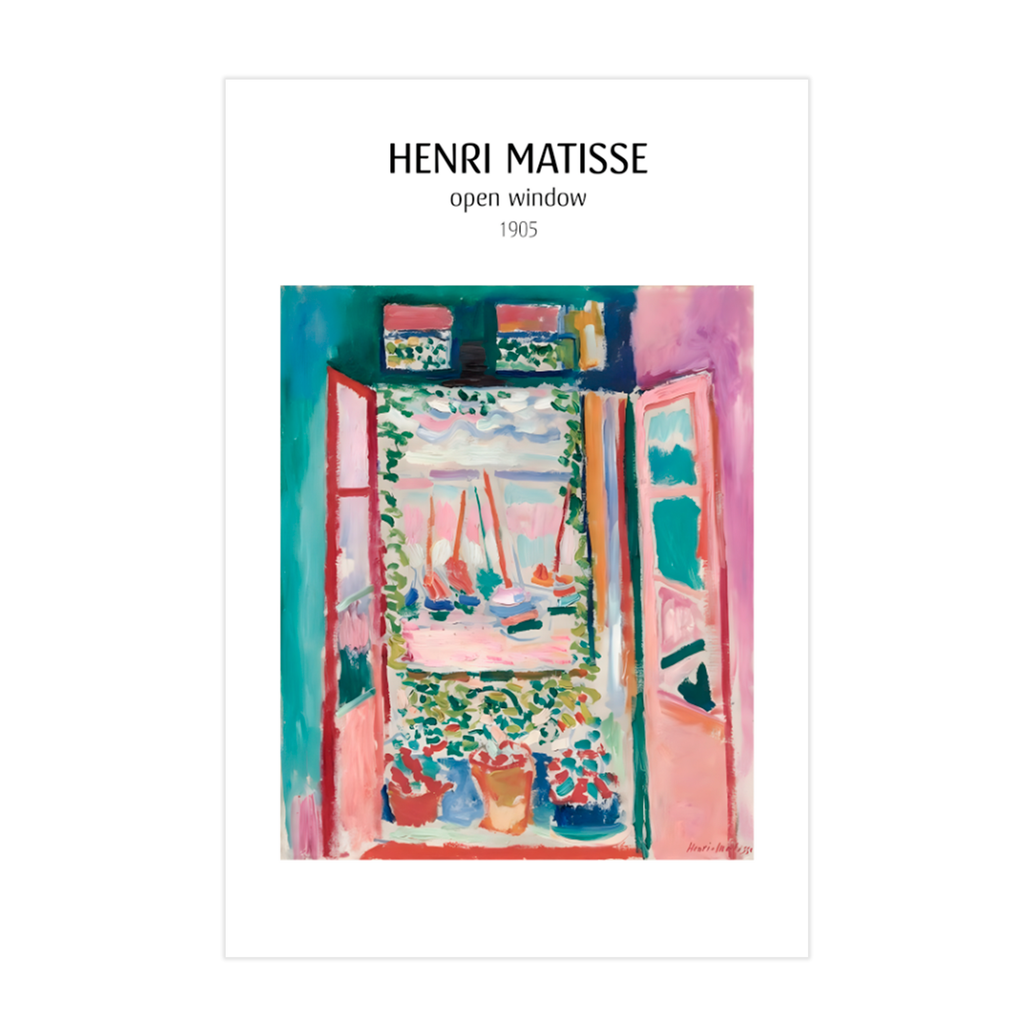 0570 - Quadro Open Window - Henry Matisse