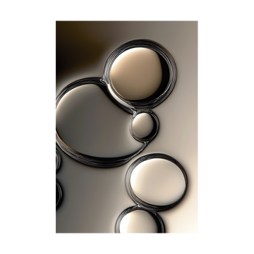 0573 - Quadro Bolhas Abstratas 1