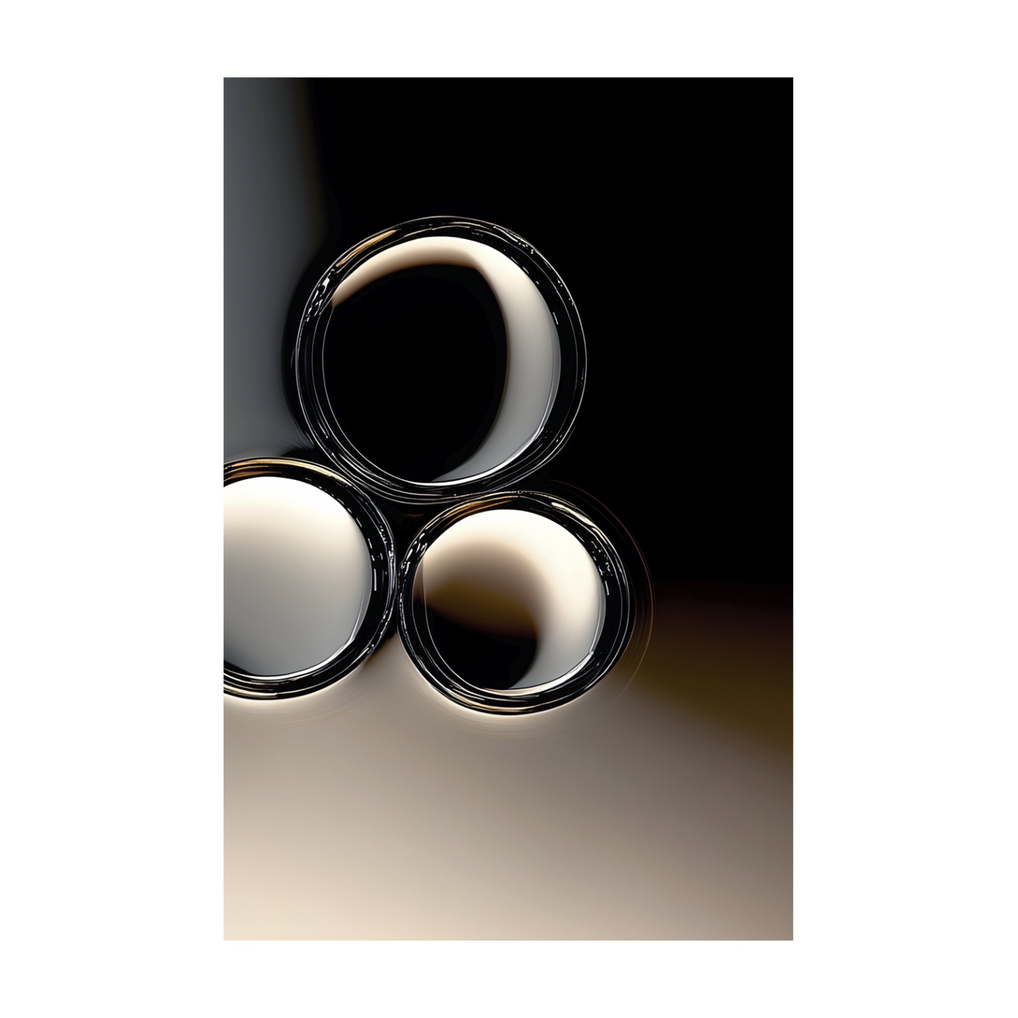 0587 - Quadro Bolhas Abstratas 2