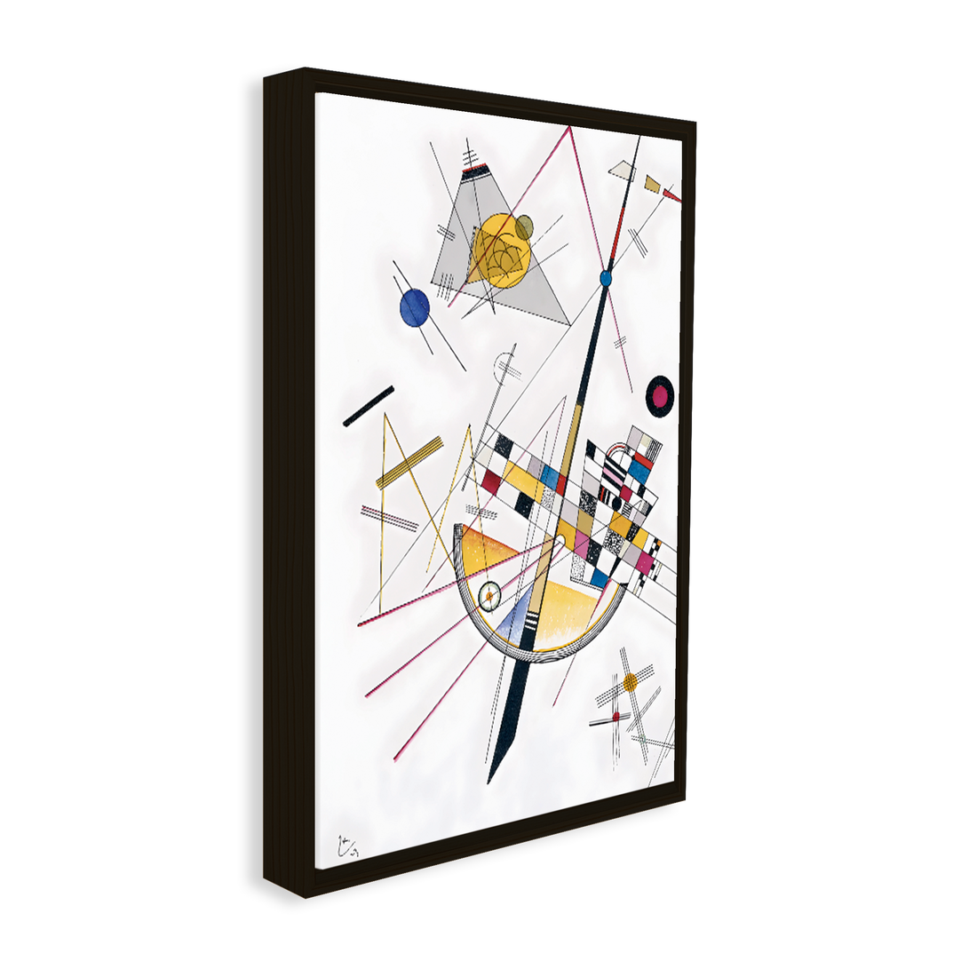 0593 - Quadro Delicada Tensão Nº 85 - 1923 - Kandinsky