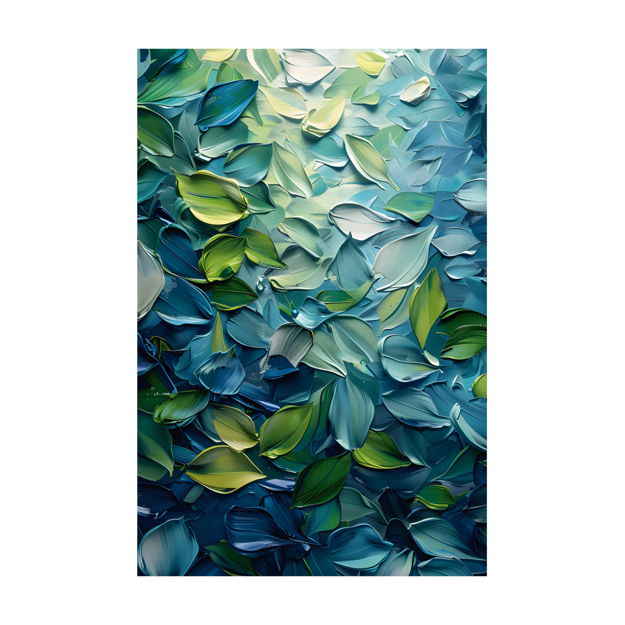 0594 - Quadro Textura Espatulada 2