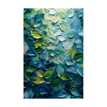 0594 - Quadro Textura Espatulada 2