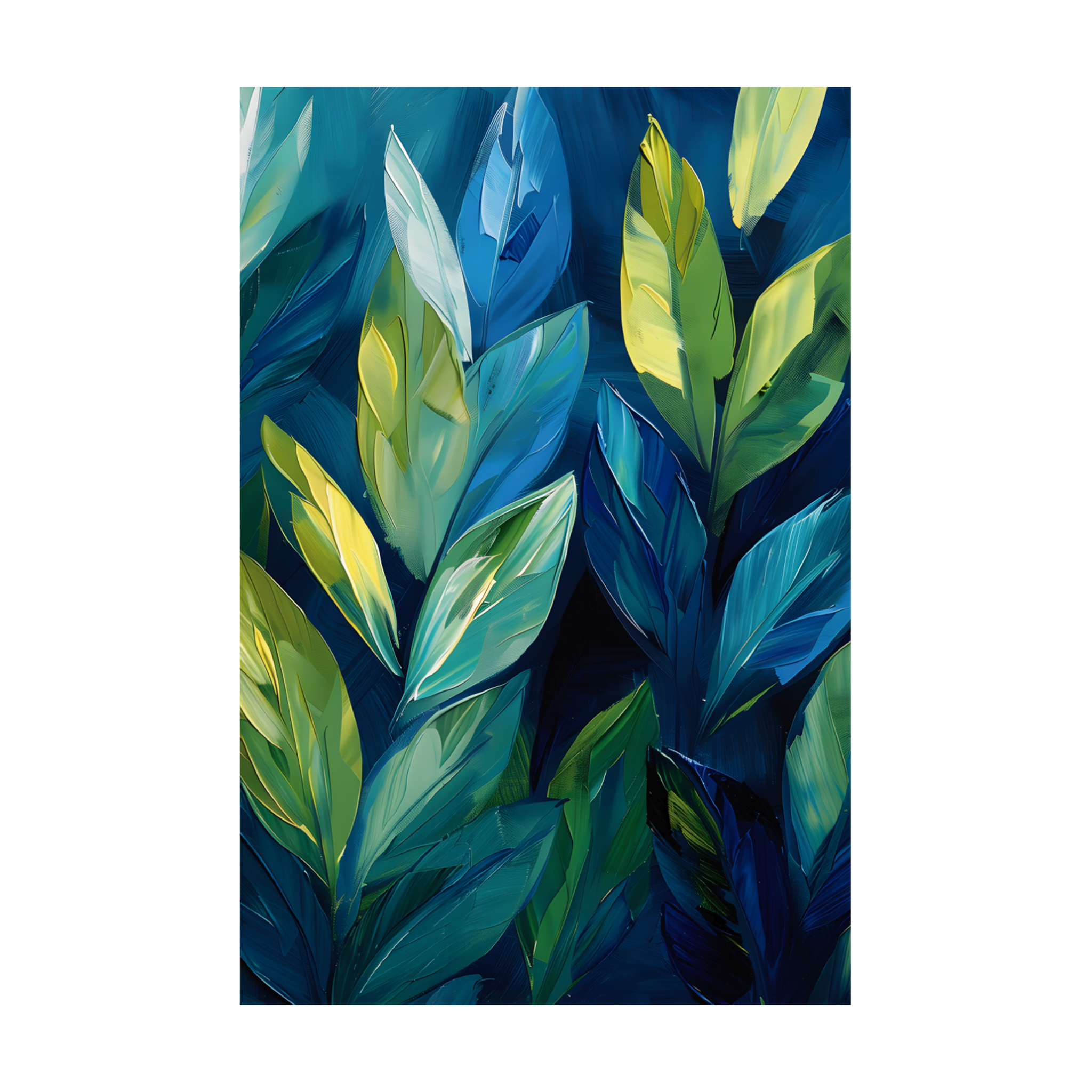 0612 - Quadro Folhas Brasil