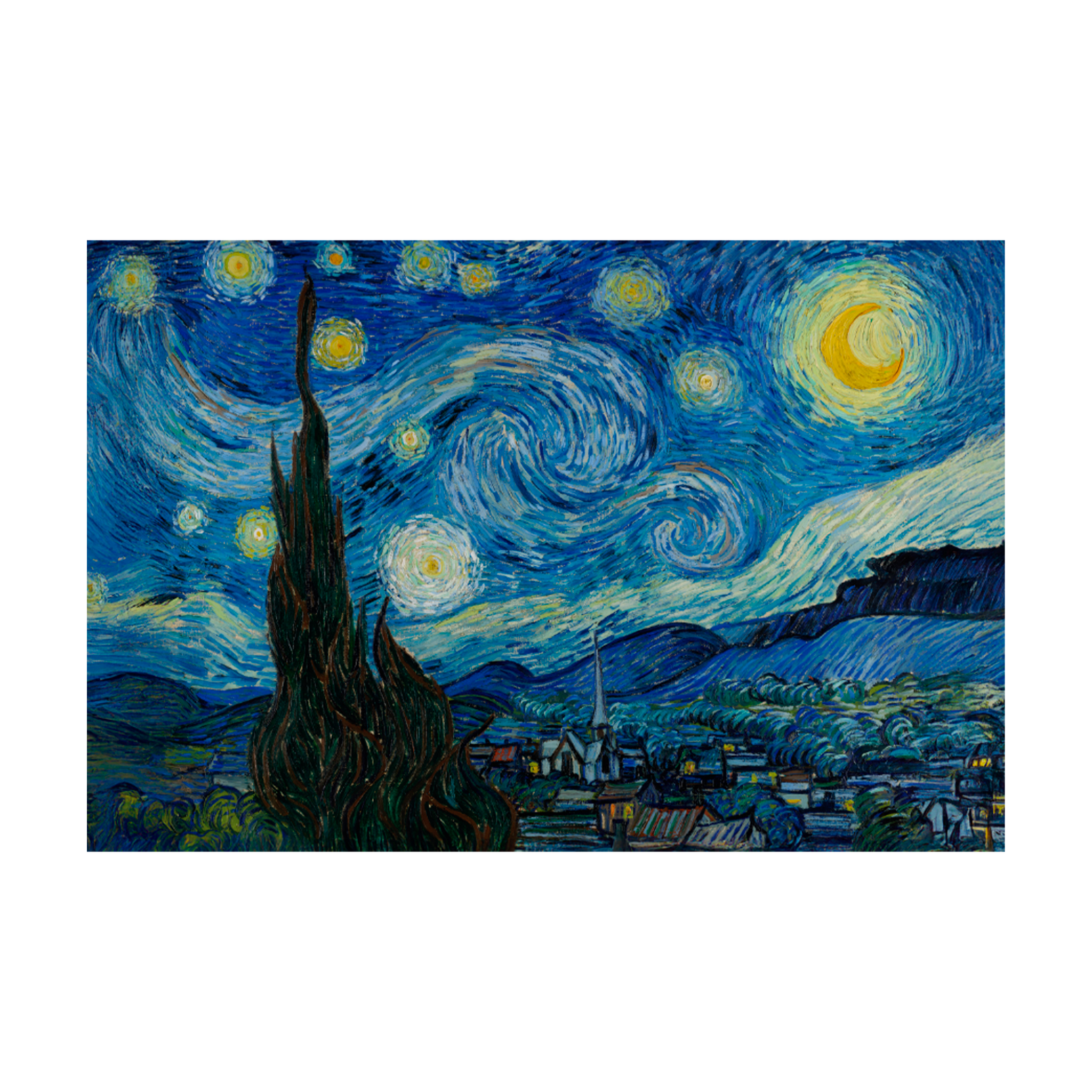 0615 - Quadro Noite Estrelada - Vincent van Gogh - 1889 - The Museum of Modern Art