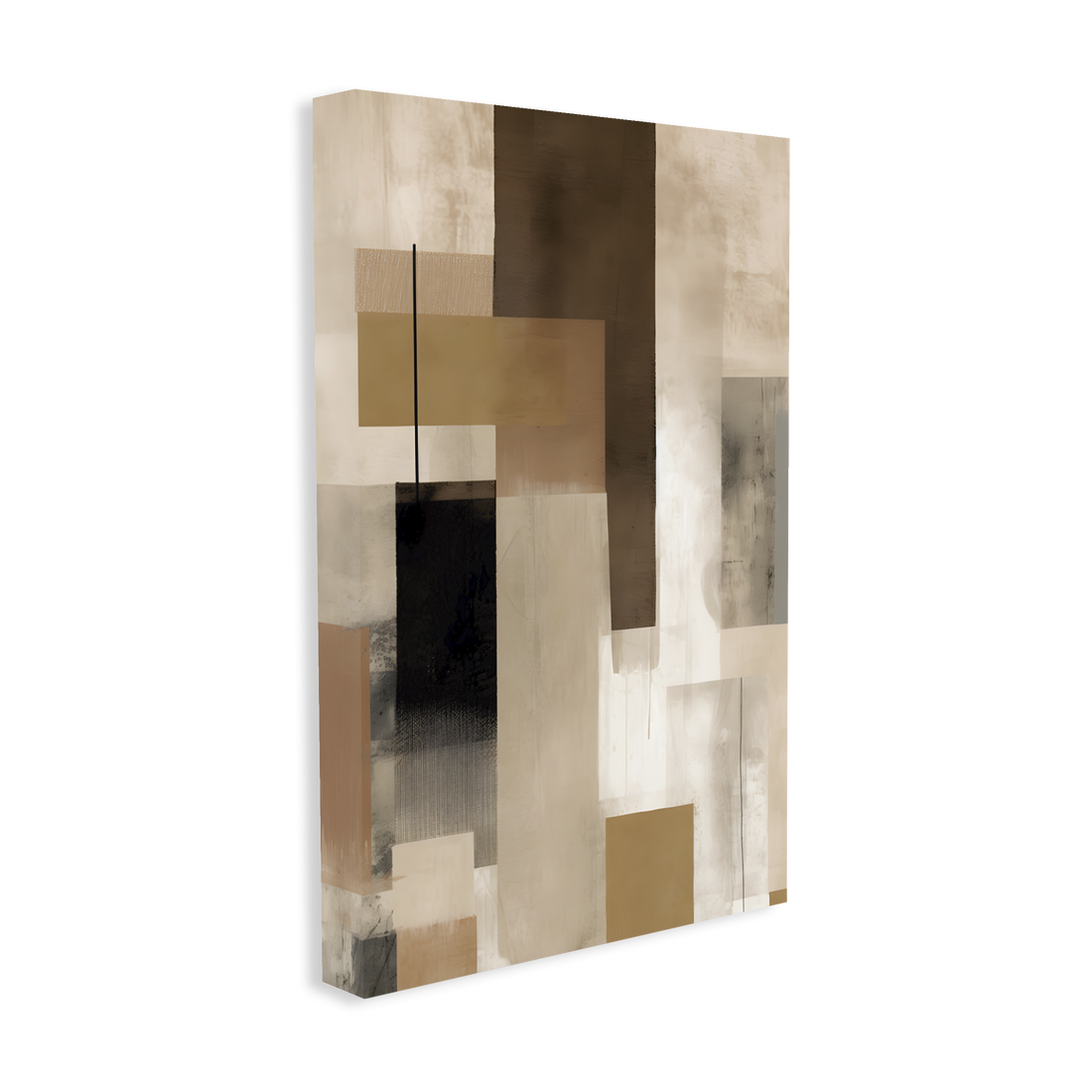0065 - Quadro Brown Geometric
